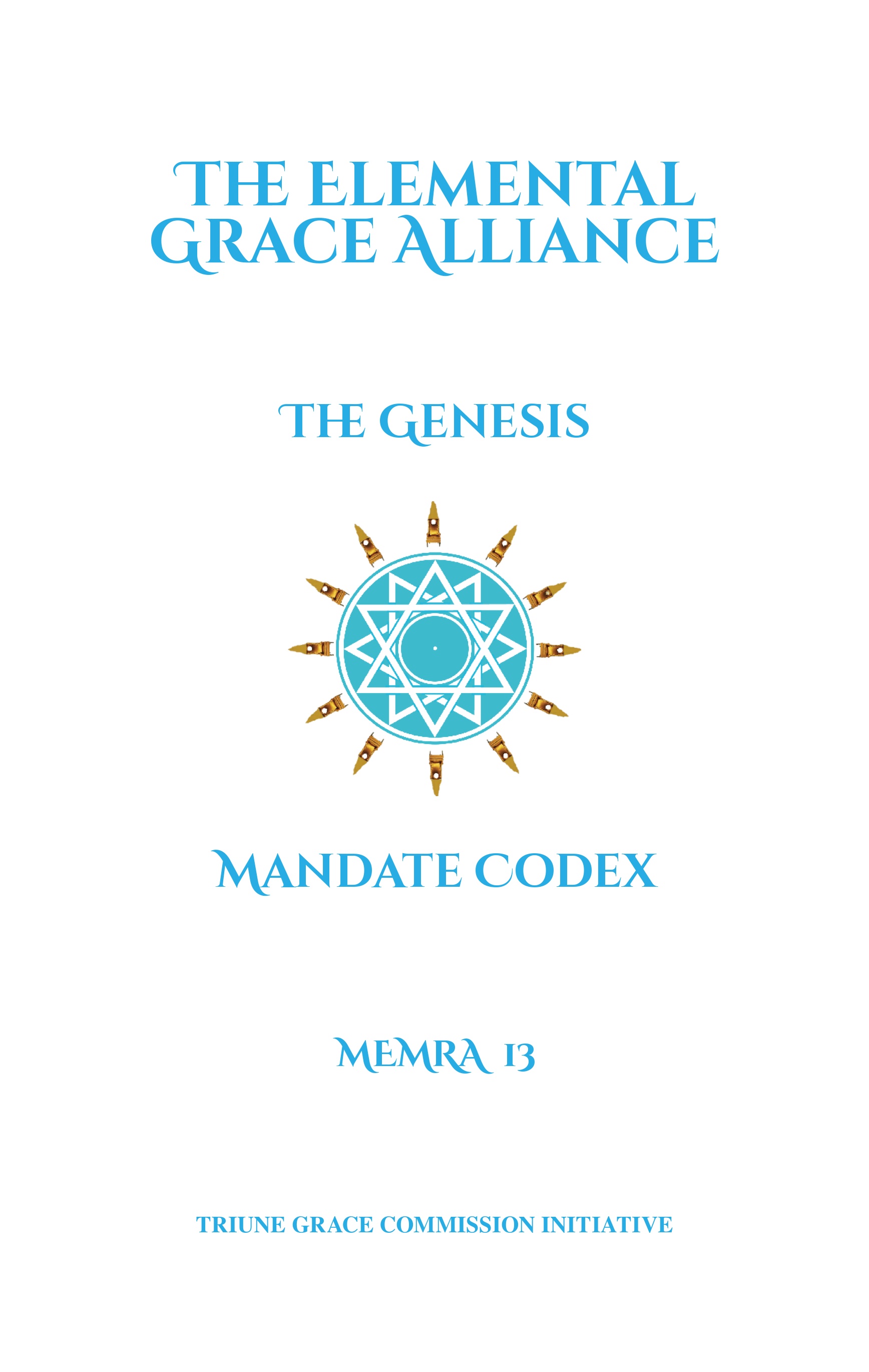 The Genesis Mandate Codex cover